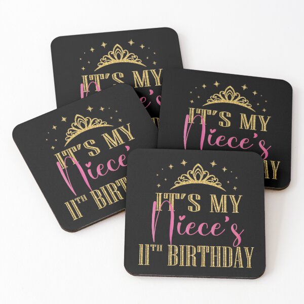 Item preview, It's My Niece's 11th Birthday Girls Party Family Matching product designed and sold by Grabitees.