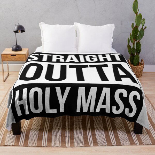 Item preview, Straight Outta ... Mass (Black) designed and sold by domusfidei.