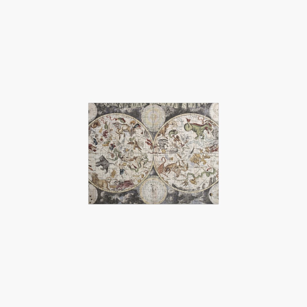 Vintage Celestial Star map Jigsaw Puzzle