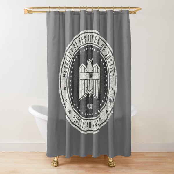 Discover Megacity One Department of Justice | Shower Curtain
