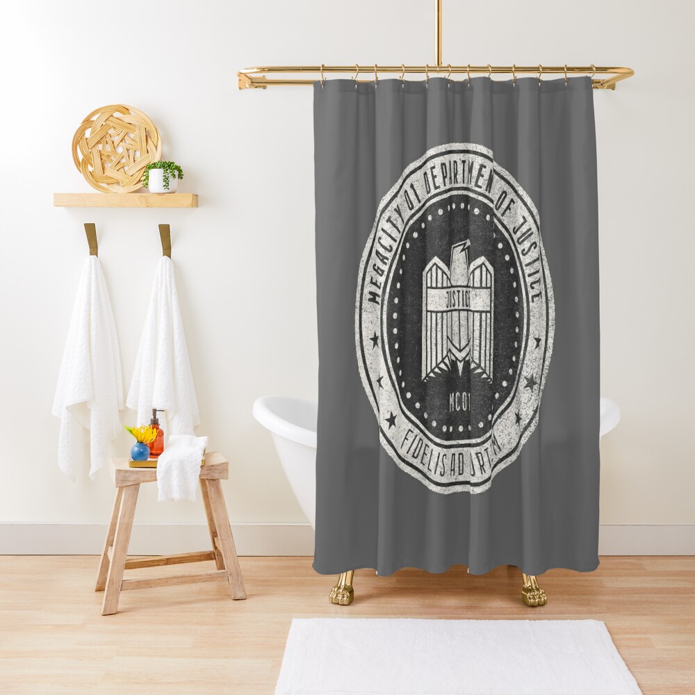 Disover Megacity One Department of Justice | Shower Curtain