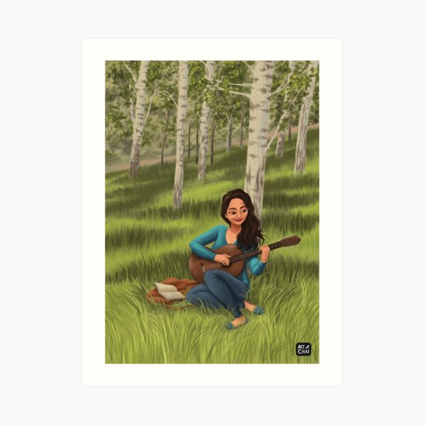 Melody in the Woods Art Print
