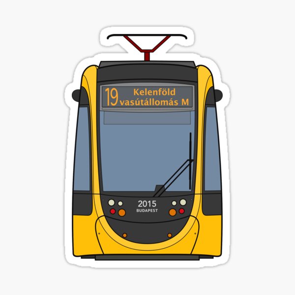 Aperçu de l'œuvre Tramway de Budapest créée et vendue par Charlie Care.