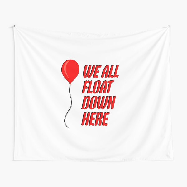 Book - Stephen King IT We All Float Down Here Balloon Tapestry