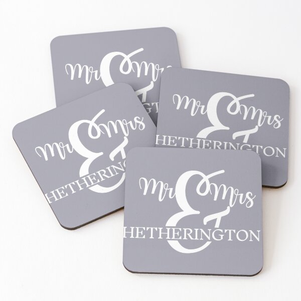 Item preview, Mr & Mrs HETHERINGTON | SILVER designed and sold by yourscotborders.