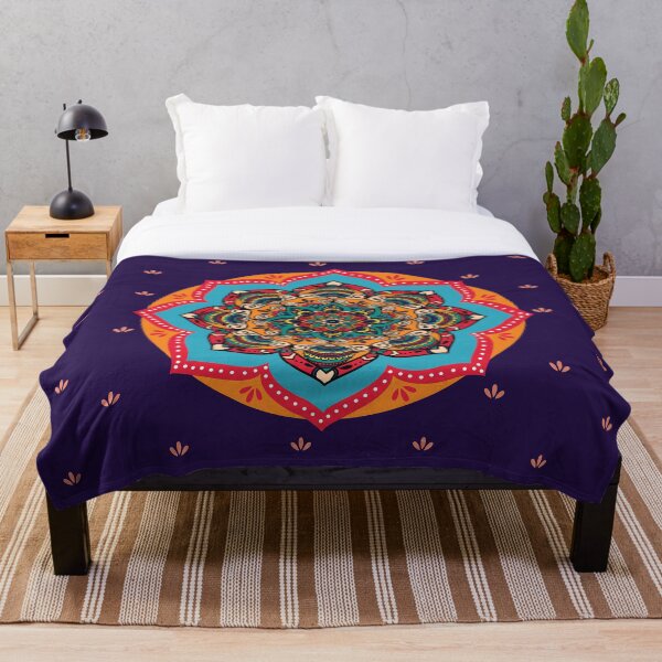 Item preview, Flower Galaxy - Floral Mandala Pattern designed and sold by storeIndus.