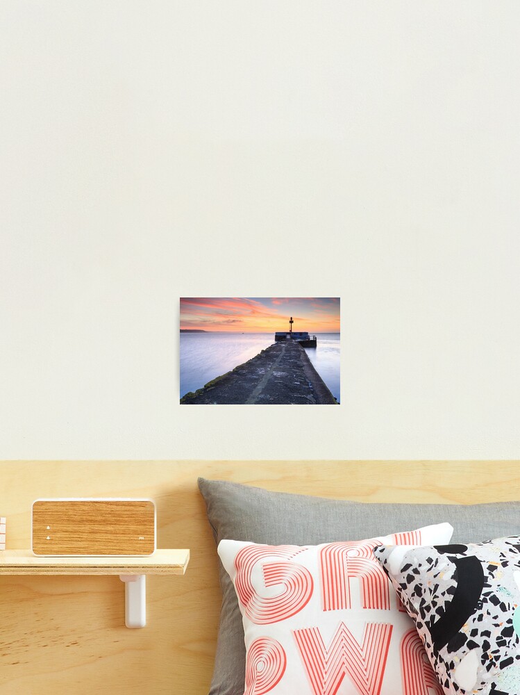 Thumbnail 2 of 3, Photographic Print, Sunrise at Looe Pier designed and sold by bitm2007.