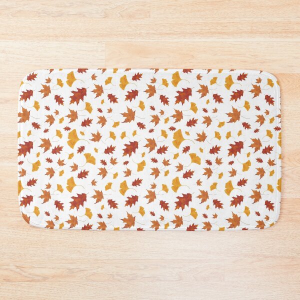 Item preview, Autumn Leaves-white- designed and sold by CinziArt.