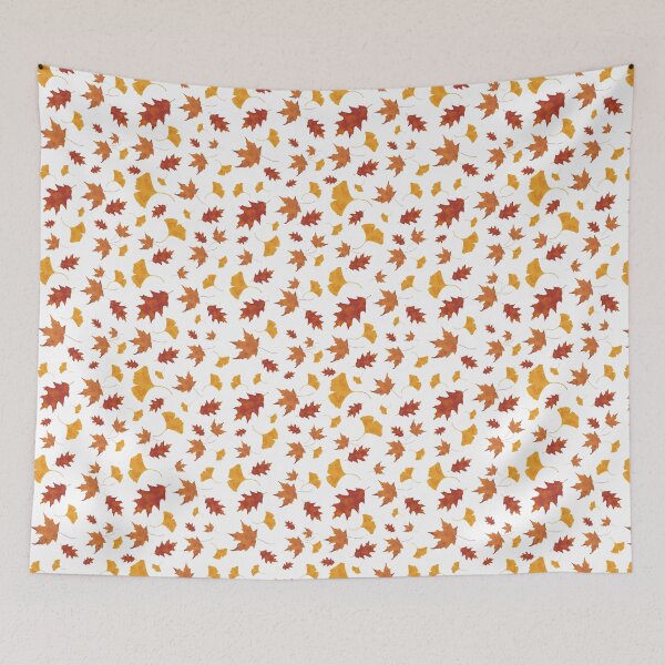 Item preview, Autumn Leaves-white- designed and sold by CinziArt.