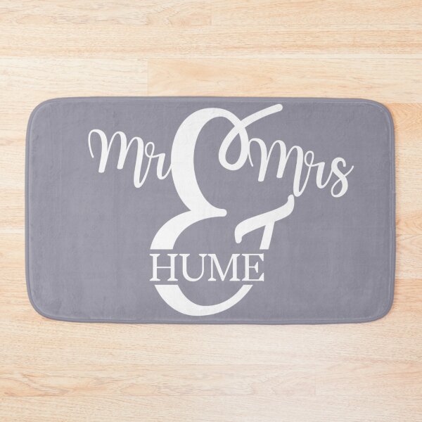 Item preview, Mr & Mrs HUME | SILVER designed and sold by yourscotborders.
