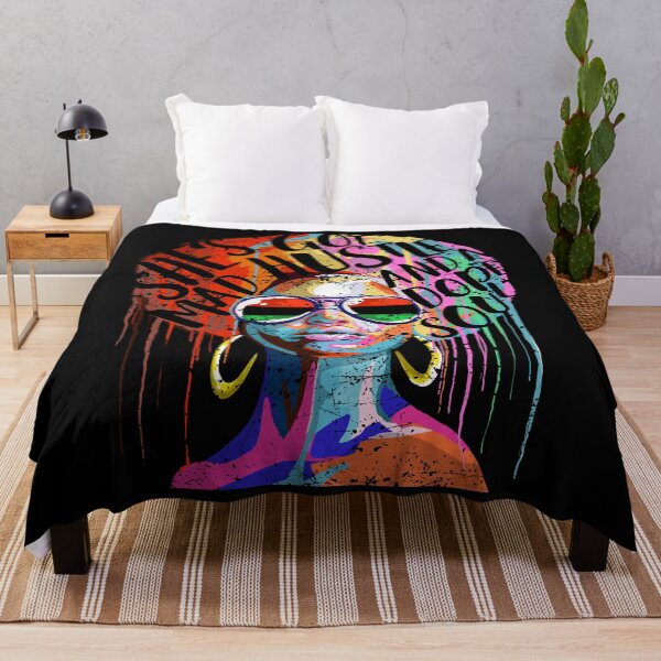 Item preview, Mad hustle dope soul Afro woman  designed and sold by mermaidselina.