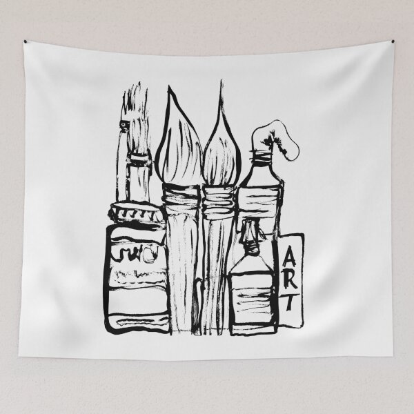 Item preview, Art About Art 1 Line Drawing designed and sold by Heatherian.