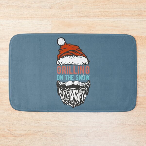 Item preview, Bearded Santa Grilling On The Snow Funny Christmas BBQ Gift designed and sold by alenaz.