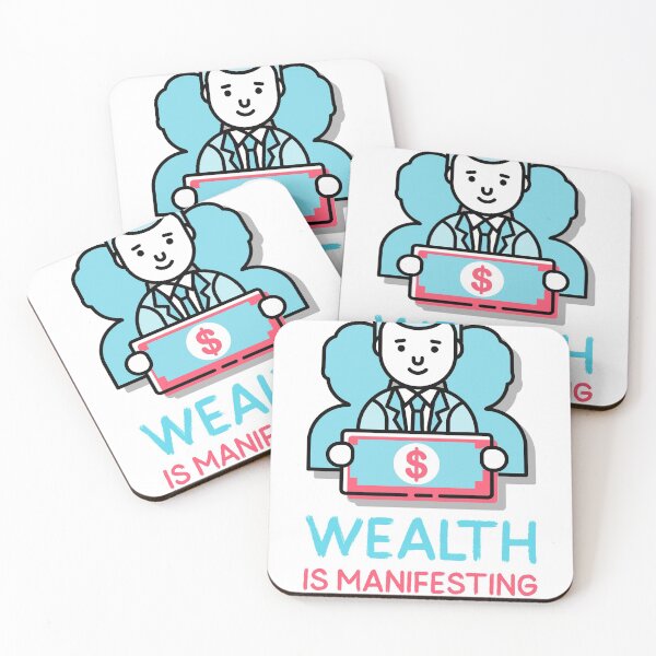 Item preview, Wealth Is Manifesting Into My Life designed and sold by HappyFunnyTees.