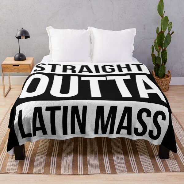 Item preview, Straight Outta ... Latin Mass (White) designed and sold by domusfidei.