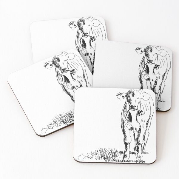 Item preview, Calf in the meadow designed and sold by LoesBrok.