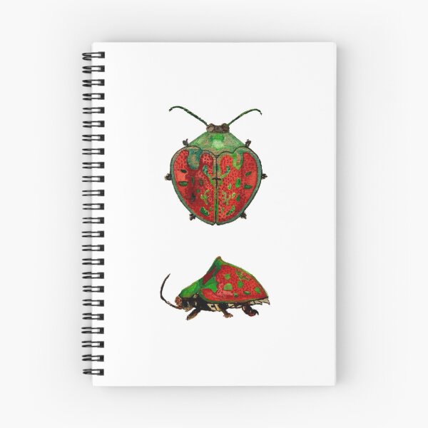 Item preview, Red & Green Beetle Watercolour designed and sold by Septaliger.