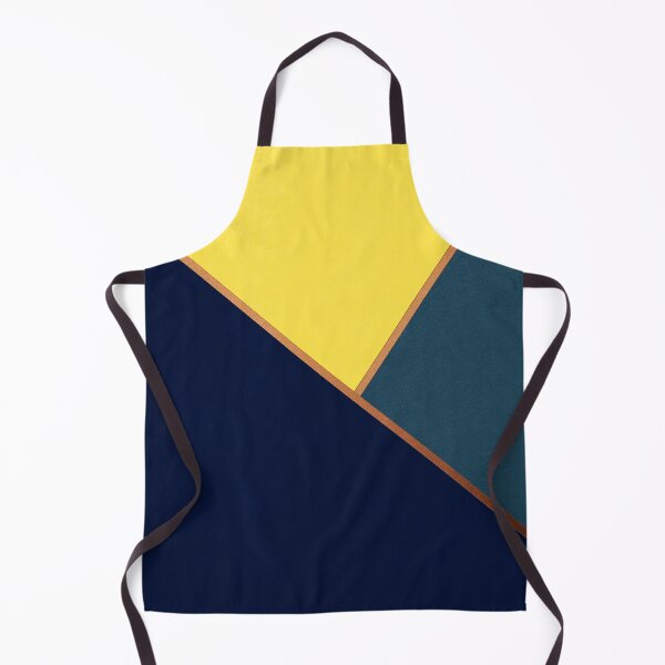Aperçu de l'œuvre Trois nuances de bleu jaune et turquoise créée et vendue par KA DESIGNS.