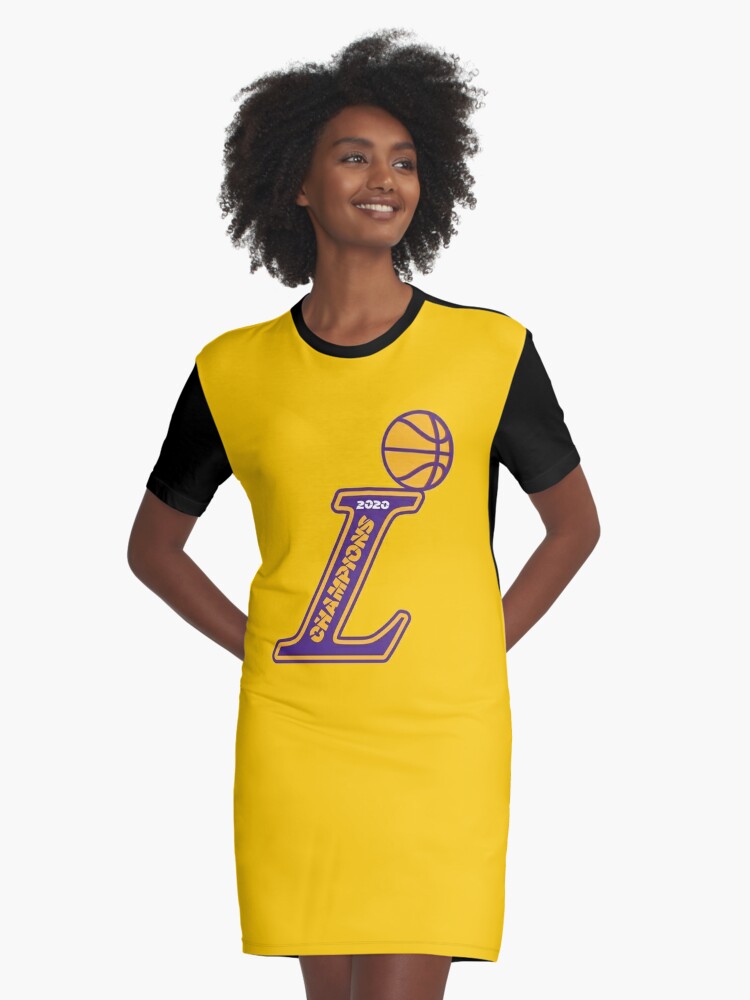 Lakers Jersey Dress Black/Yellow