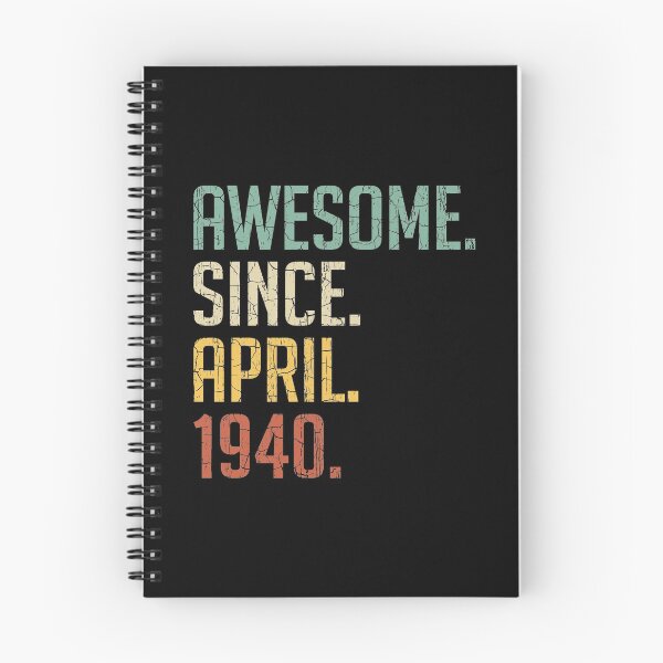 Item preview, Awesome Since April 1940 81st Birthday Gift 81 Years Old Vintage April 1940 designed and sold by Takatv.
