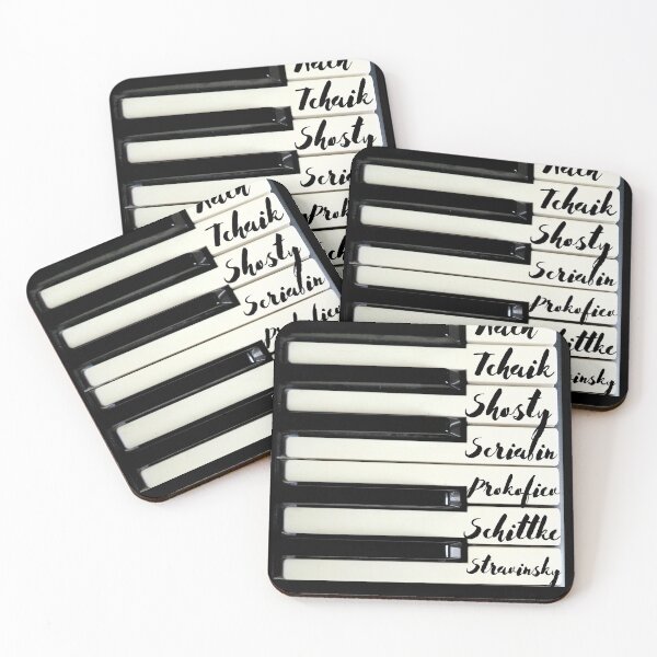 Item preview, Piano Keyboard Russian Composers designed and sold by DesignsofNote.