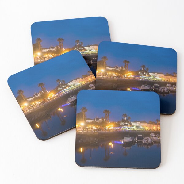 Item preview, Charming Faro Algarve Portugal - Silky Blue Hour at the Waterfront designed and sold by Georgia Mizuleva.