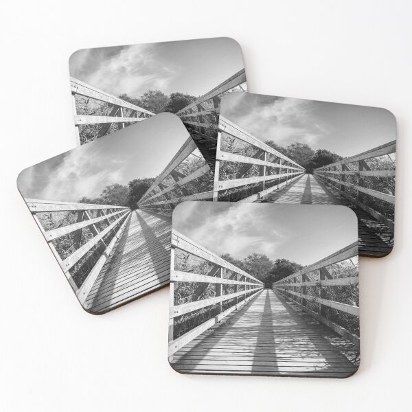 Item preview, Wooden walkway over bulrush marshes. Shell Bay, Studland. Leading lines walk you to the end of the platform. designed and sold by Victoria Ashman.