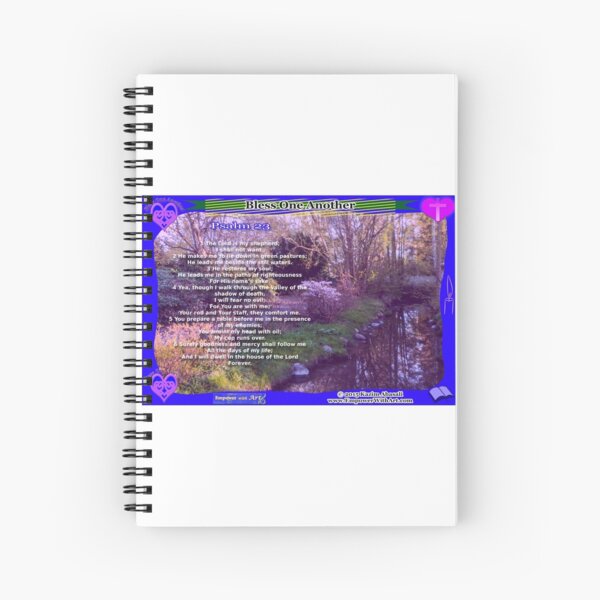 23RD PSALM Spiral Notebook