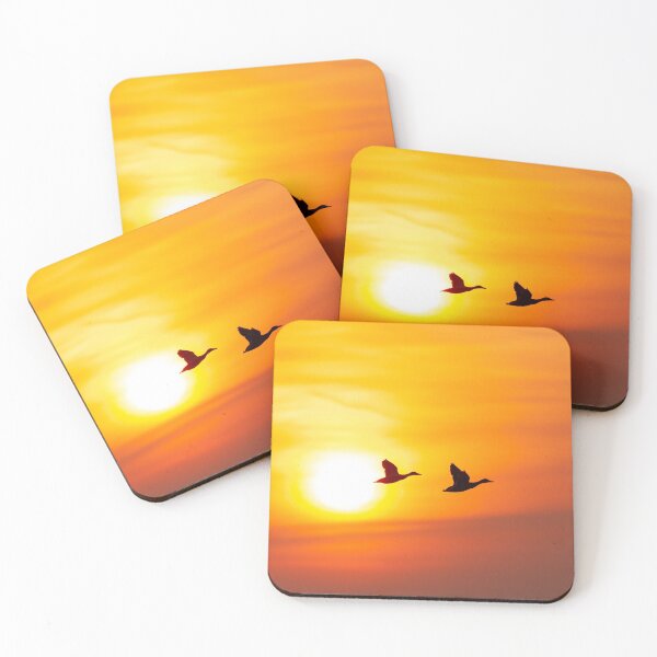 Item preview, Ducks in Flight at Sunset  designed and sold by WowandFlutter.