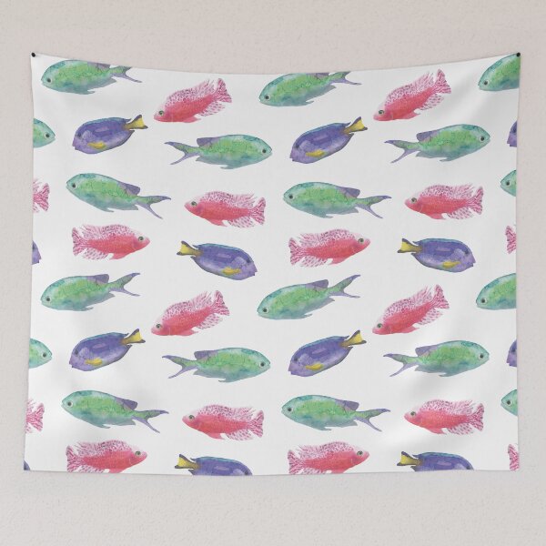 Item preview, Watercolour tropical fish designed and sold by Marianne1108.