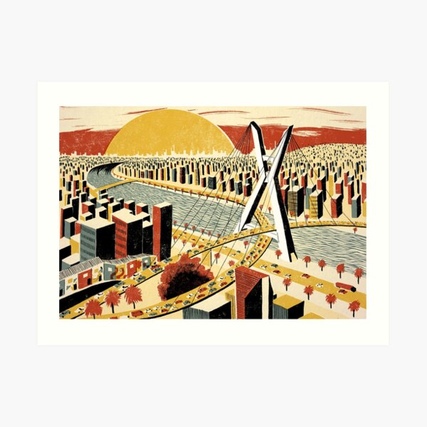 Sao Paulo Art Print
