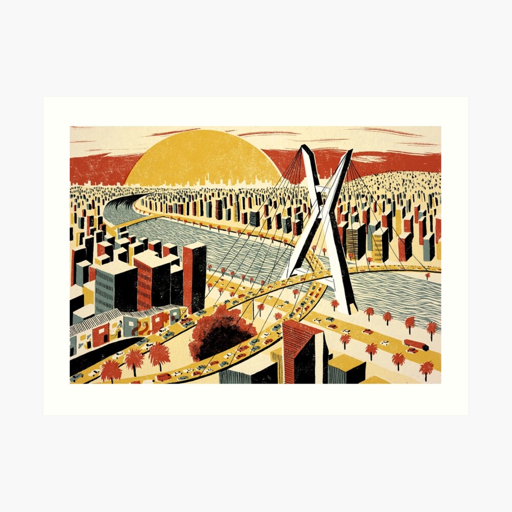 Sao Paulo Art Print