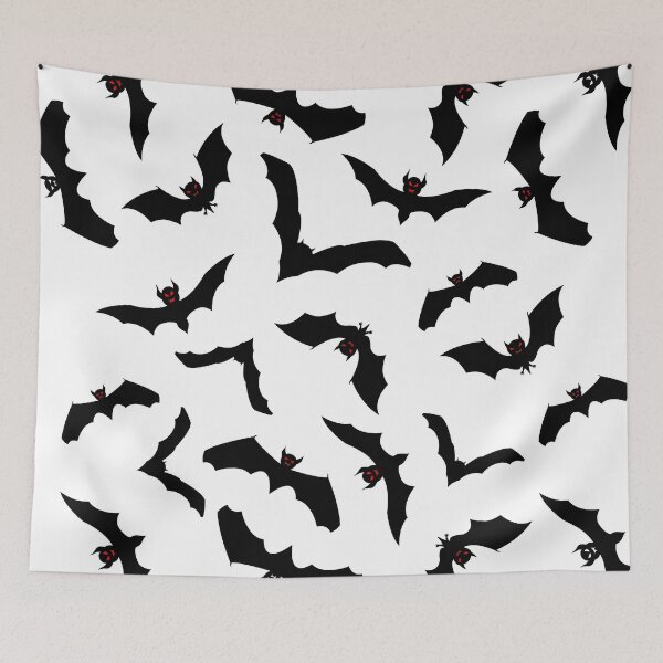 Item preview, 1980s Halloween Black Vampire Bats designed and sold by IamTrending.