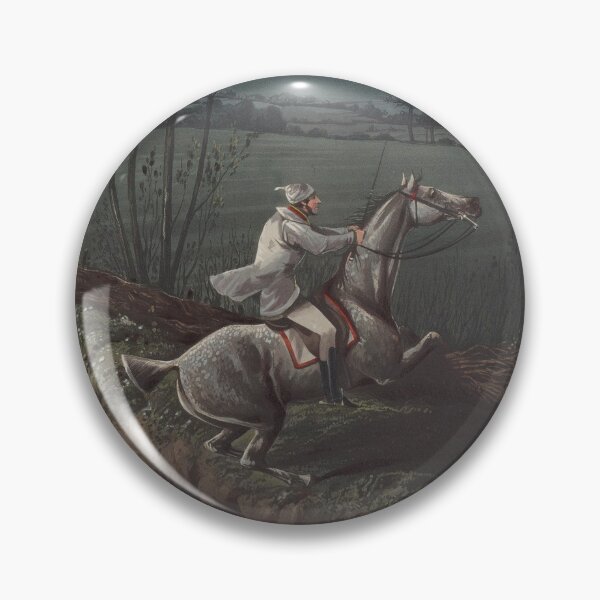 Item preview, 1839 Antique Steeplechase Jump Horse Racing Engraving Plate II by Henry Thomas Alken designed and sold by Vintage-TM.
