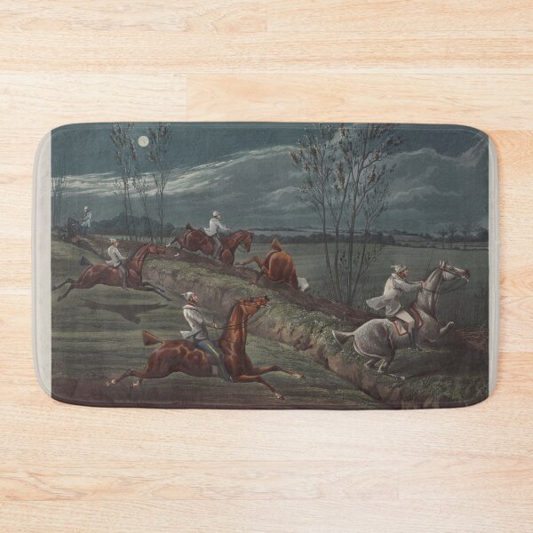 Item preview, 1839 Antique Steeplechase Jump Horse Racing Engraving Plate II by Henry Thomas Alken designed and sold by Vintage-TM.