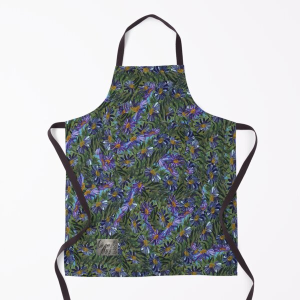 Item preview, Aster Flowers, Floral Garden, Flower Plant, Botanical Nature designed and sold by CiliannArt.
