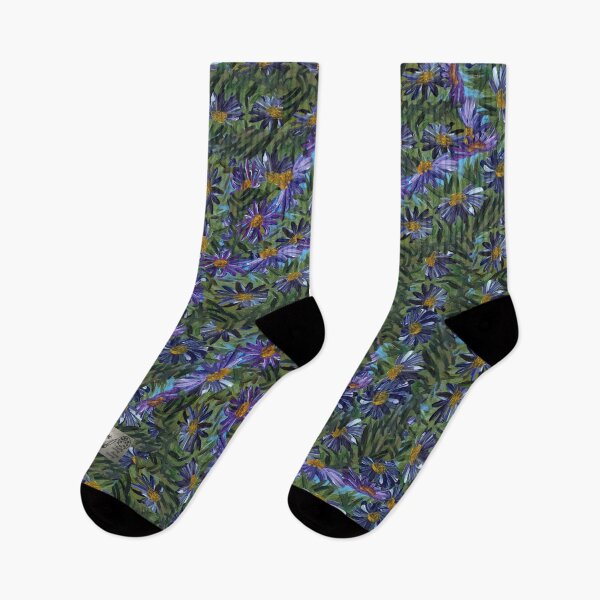 Item preview, Aster Flowers, Floral Garden, Flower Plant, Botanical Nature designed and sold by CiliannArt.