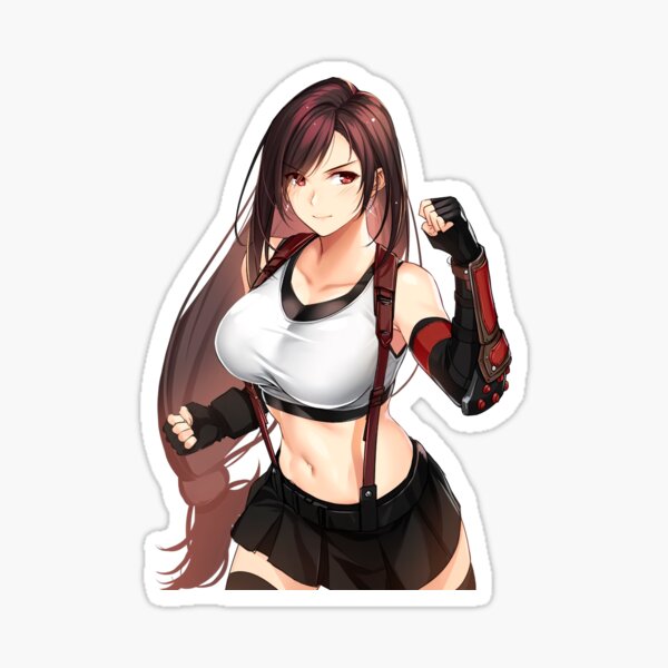 Cute Tifa Lockhart - Final Fantasy VII (FF7 Remake) Sticker