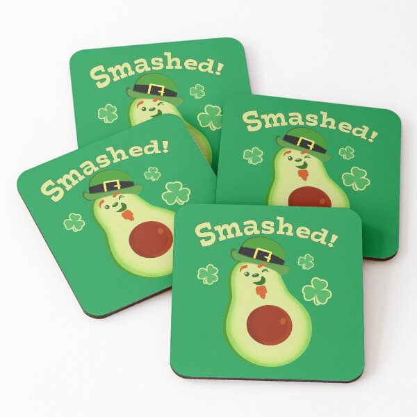 Item preview, St Patrick's Day Smashed Avocado Keto Diet Pun designed and sold by brodyquixote.