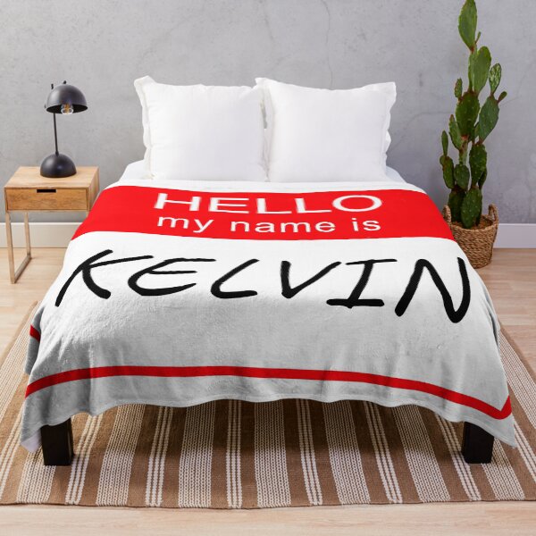 Item preview, Hello My Name Is Kelvin Name Tag Custom Personalised Design designed and sold by CreatedbyJR.