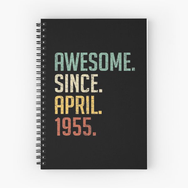 Item preview, Awesome Since April 1955 66th Birthday Gift 66 Years Old Vintage April 1955 designed and sold by Takatv.