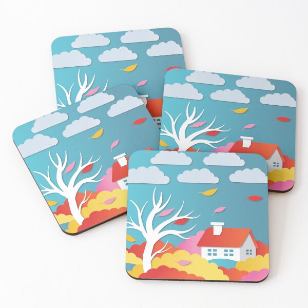 Item preview, Autumn | Papercut | Aesthetic designed and sold by Minimalwiz.