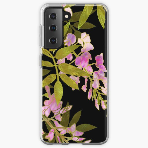 Pink Wisteria Blossom Samsung Galaxy Soft Case