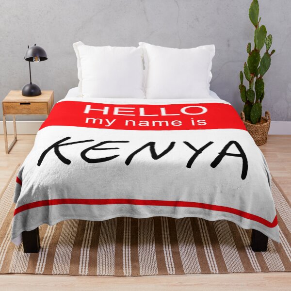 Item preview, Hello My Name Is Kenya Name Tag Custom Personalised Design designed and sold by CreatedbyJR.
