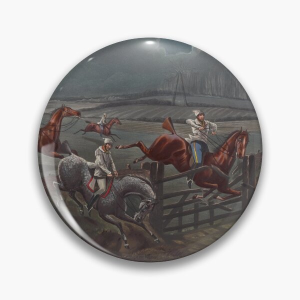 Item preview, 1839 Antique Steeplechase Jump Horse Racing Engraving Plate III by Henry Thomas Alken designed and sold by Vintage-TM.