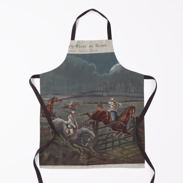 Item preview, 1839 Antique Steeplechase Jump Horse Racing Engraving Plate III by Henry Thomas Alken designed and sold by Vintage-TM.