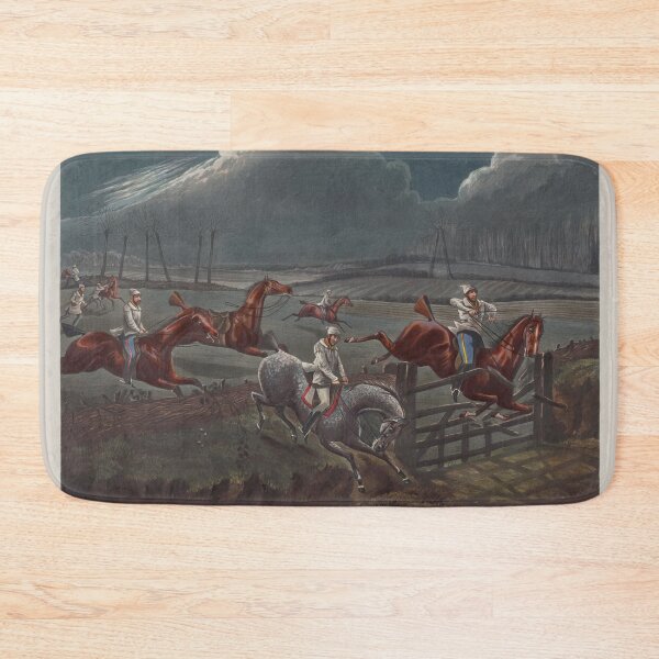 Item preview, 1839 Antique Steeplechase Jump Horse Racing Engraving Plate III by Henry Thomas Alken designed and sold by Vintage-TM.