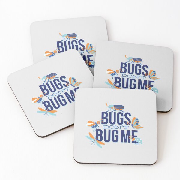 Item preview, Nature theme for  insect lovers with quote "Bugs don't bug me"  designed and sold by FFelder.