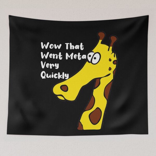 Item preview, Meta Giraffe designed and sold by PillowPuns.