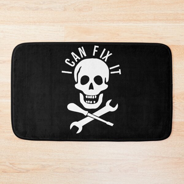 Item preview, I Can FIx It Mechanic Skull Wrench Tools designed and sold by jacks-tees.